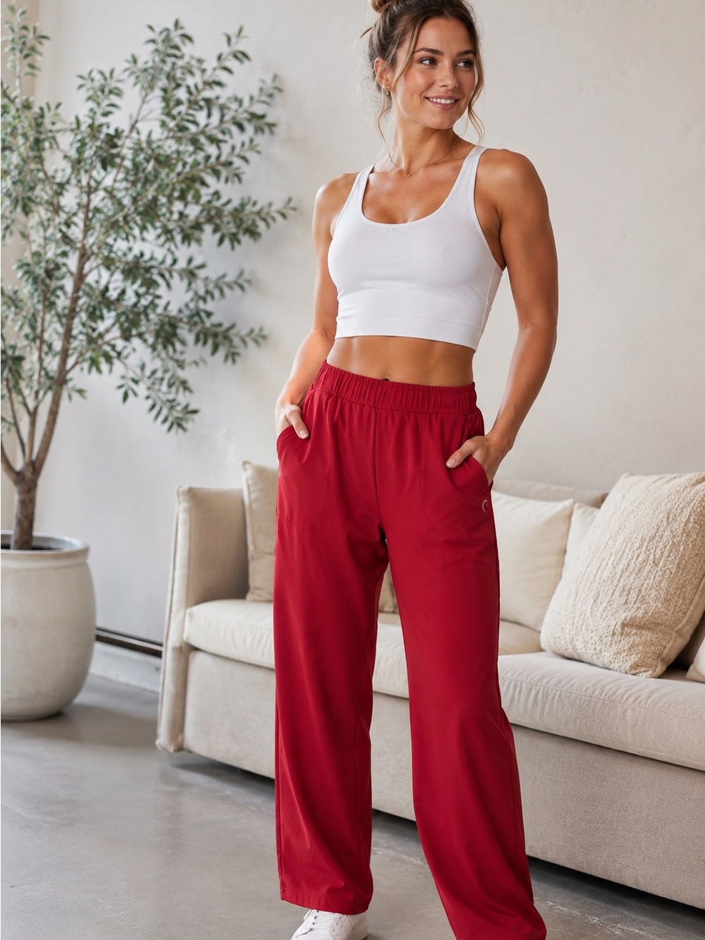 Like new Zyia Active wide leg pants